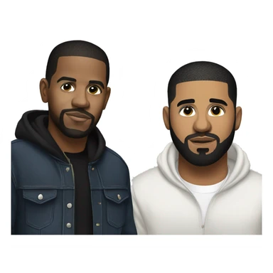 kendrick lamar and drake sticker