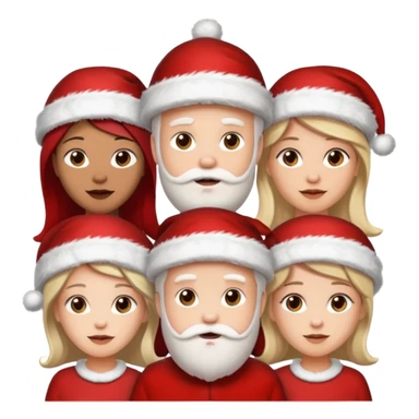 Family Christmas  3 woman’s 2 mana sticker