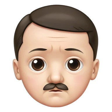 Adolf Hitler foetus cute sticker
