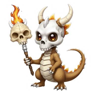 Cubone-Marowak-Duskull-dragon sticker