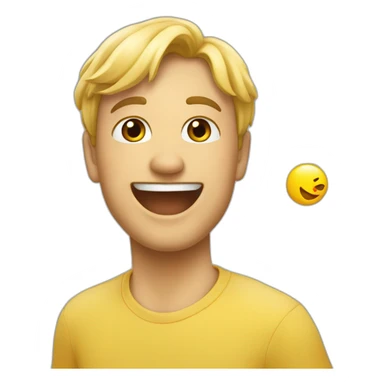 Pouce en l’air joyeux sticker