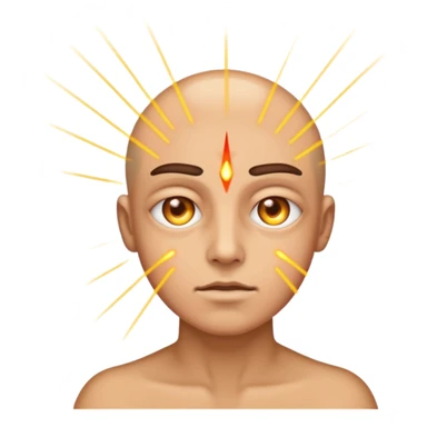 67 with lasers shooting out from its eyes sticker