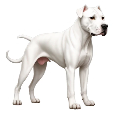 Dogo Argentino Dog Breed Full Body sticker