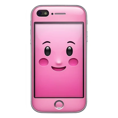 pink cell phone sticker