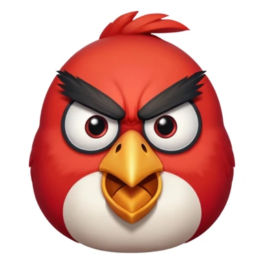 the killer angry bird red sticker