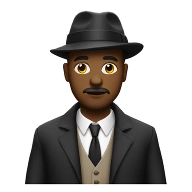 British gangster emoji sticker