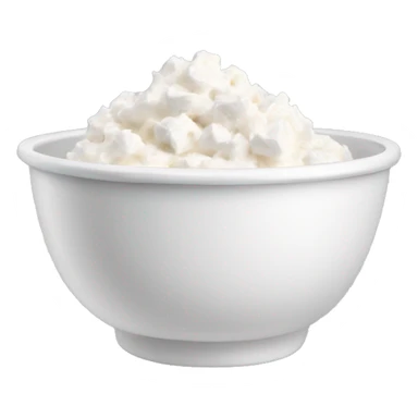 cottage cheese in a bowl sticker