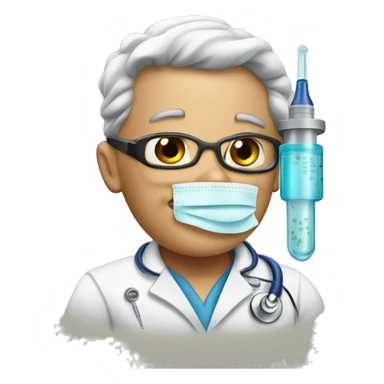 Dr vaccine injection sticker