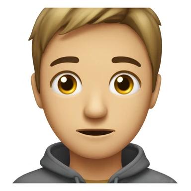 carita con ojos de dolaer sticker