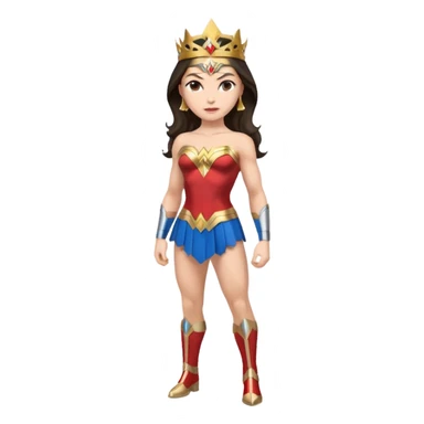 Wonder Woman full body pose sticker