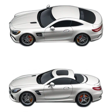 mercedes amg, isometric view sticker