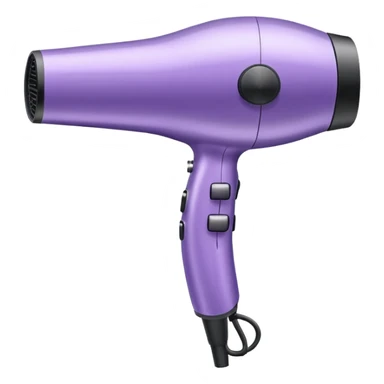light violet elegant blow dryer sticker