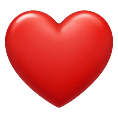 A red heart with a "J" in it sticker