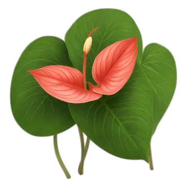 Anthurium waroqueanum sticker