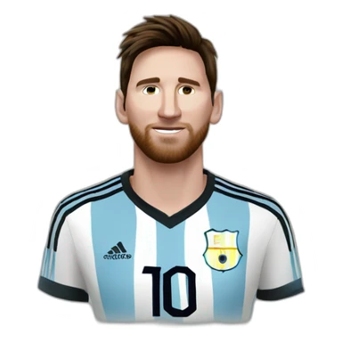 messi argentina sticker