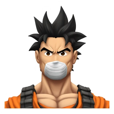 Goku fused with bane sticker