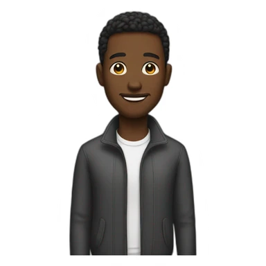 gay black man sticker