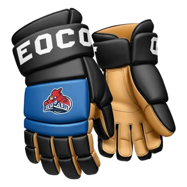 gloves para ice hockey sticker