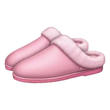 Fluffy slippers sticker