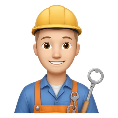 locksmith portrait, head and shoulders only, wearing work apron collar, holding a key near face, friendly confident smile, tool belt strap visible, 3D cartoon, mobile game icon style, clean background, no text, no watermark

 sticker