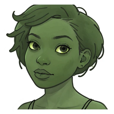 a gay black girl sticker