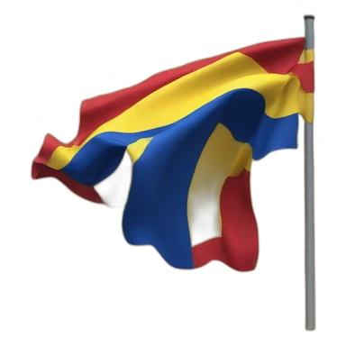 la bandera de Colombia sticker
