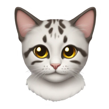 tatlı minik yavru kedi sticker