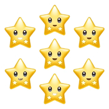 des petites etoiles lumineuses sticker