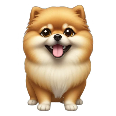 cute-dwarf-pomeranian sticker