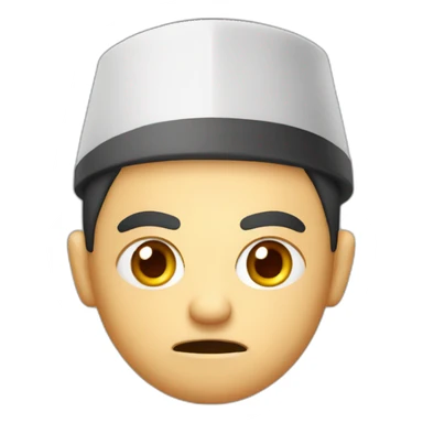 Angry Researcher wearing a fez sticker