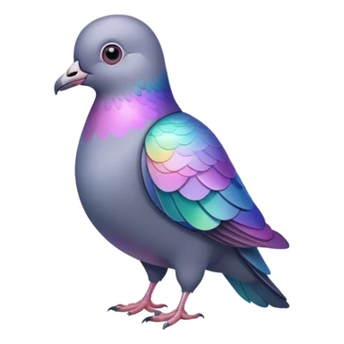 an impossible pigeon sticker