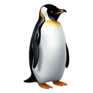 penguin love sticker