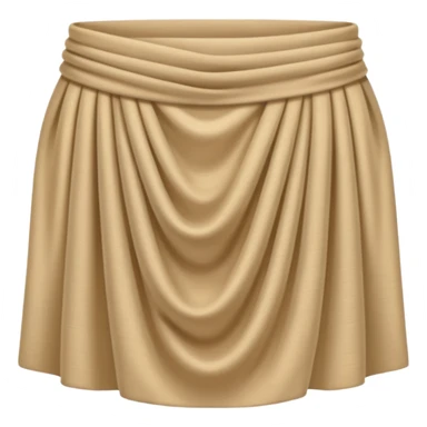 beige waist cloth sticker