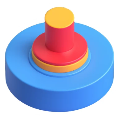 Convert this share button icon to a modern 3D style with no text, keeping the transparent background. sticker