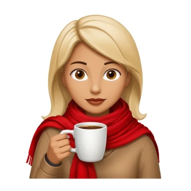 woman drinking coffee in a cafe sticker