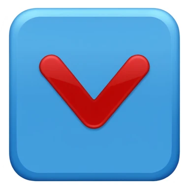 Make the emoji of roblox verify blue tick in rectangle sticker