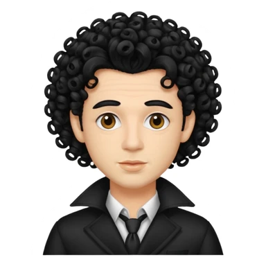 curly  drag king sticker