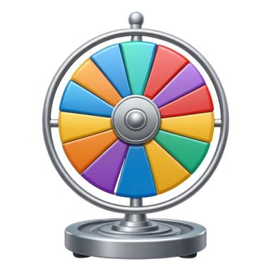 Like a spin wheel without a base sticker