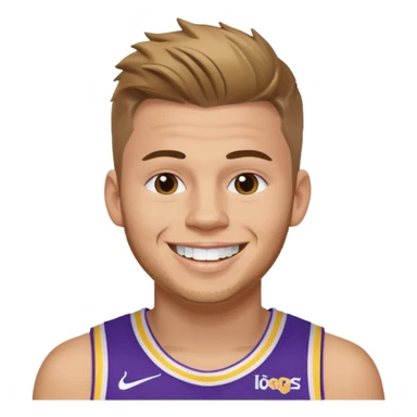 Luka Doncic LA Lakers shirt 77 sticker
