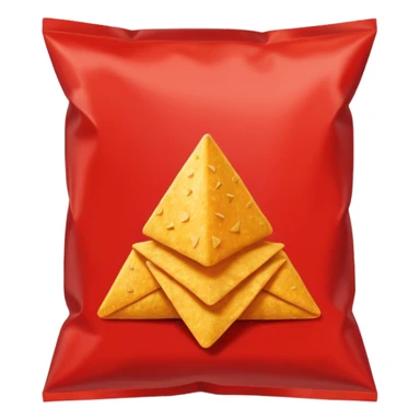 doritos red chips bag
 sticker