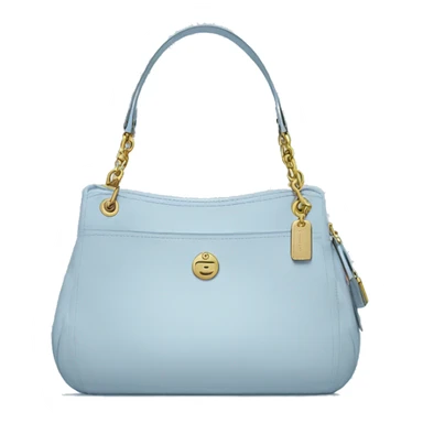 Pastel blue coach purse sticker