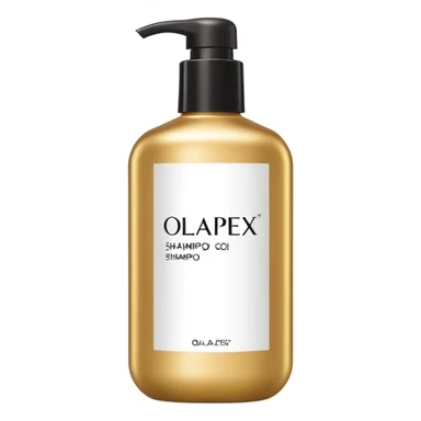 Luxury Olaplex shampoo bottle sticker