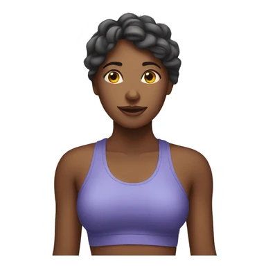 Woman at the gym sticker