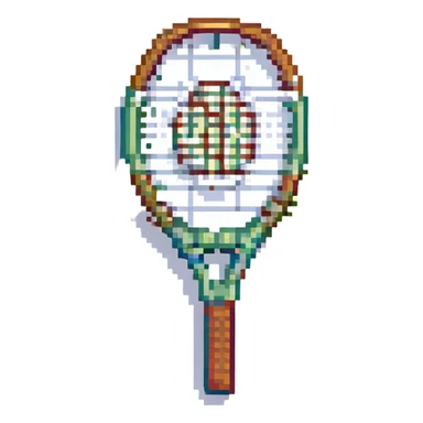 tennis racket sticker