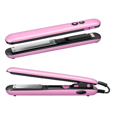 Cute Hair straightner, different design, varous color sticker