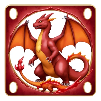 pokemon card made of blood sticker