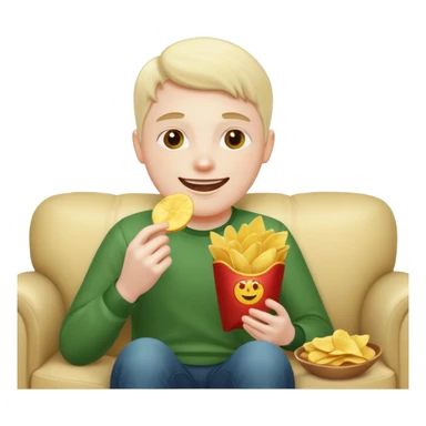 couch potato sticker