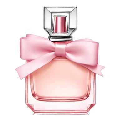 Light pink Miss Dior perfume with bow sticker