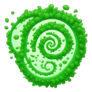 algae swirl sticker