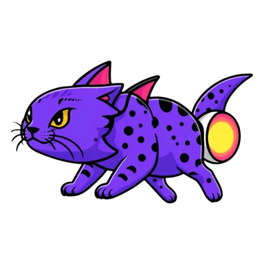 Galaxy hellcat sticker